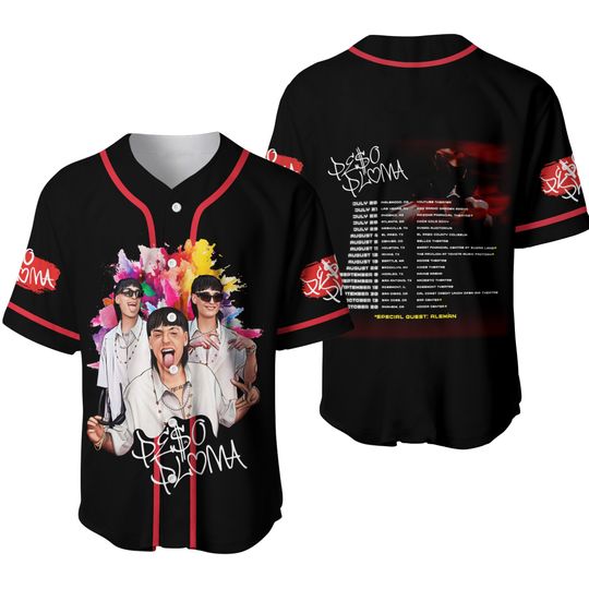 Discover Peso Pluma Music Baseball Jersey