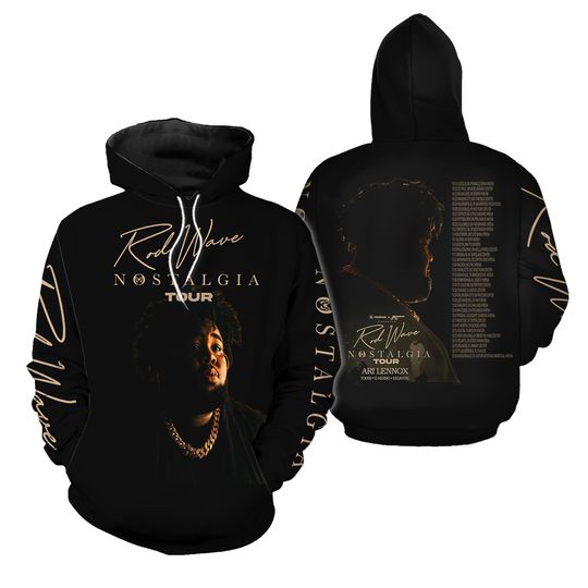 Discover Rod Wave Nostalgia Concert Rap 3D Hoodie