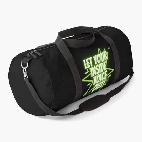 Discover Let Your Inside Voice Out! Dufflel Bag