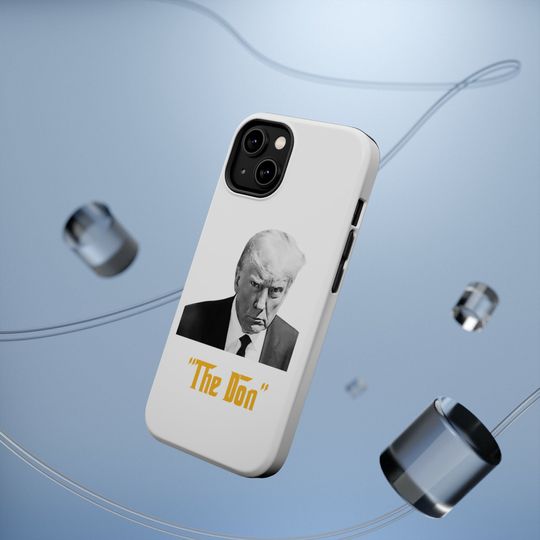 Discover Donald Trump 'The Don' Mugshot MagSafe Tough Case - Donald Trump Parody Phone Cover - Satirical Art"