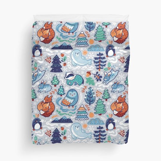 Discover Happy New Year Duvet Cover