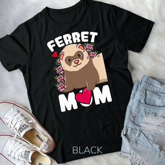 Discover Ferret Mom T-Shirt Unisex T-shirt