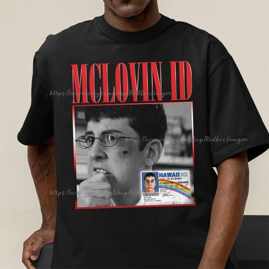 Discover McLOVIN Fogell Vintage T Shirt Homage,  Culture Superbad Movie