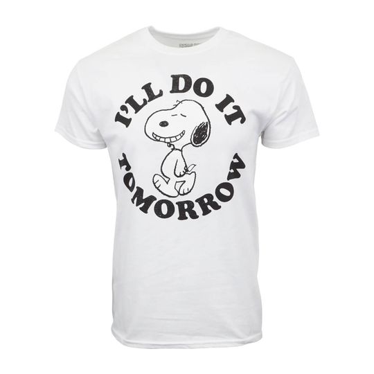 Discover Snoopy I'll Do It Tomorrow T-Shirt
