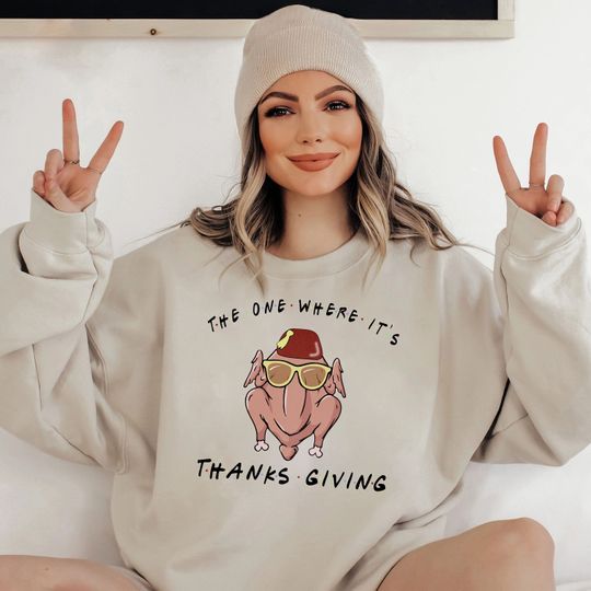 Discover Thanksgiving Day Gift Tee from Friends