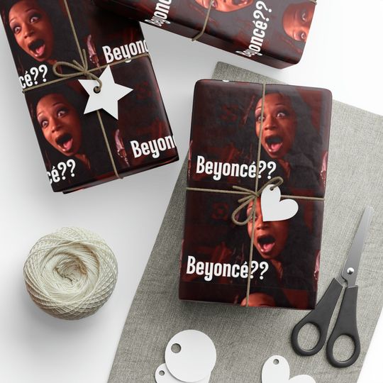 Discover Beyonce Birthday and Christmas Wrapping Paper