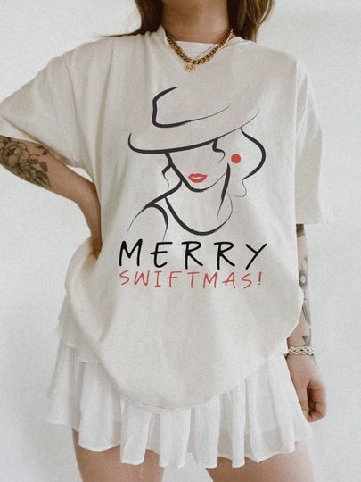 Discover Merry Swiftmas T-Shirt, Christmas Taylo version Tshirt