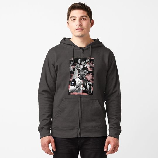 Discover Cristiano Ronaldo Zipped Hoodie