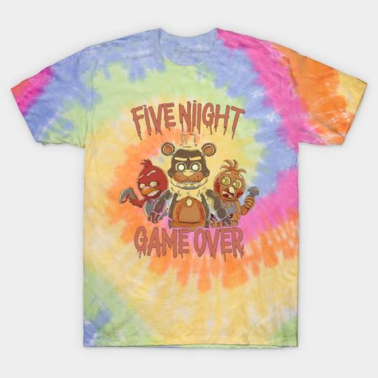 Discover FNAF Five Nights At Freddy's Tie Dye T-Shirt