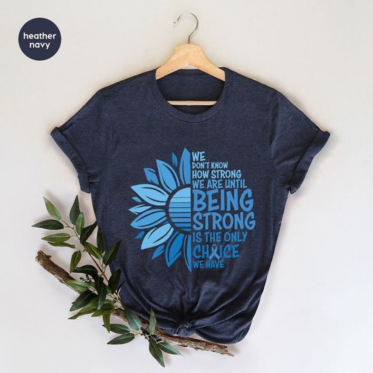 Discover Colon Cancer Awareness Shirt, Cancer Ribbon Graphic Tees