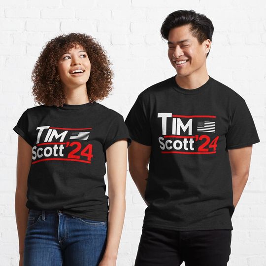 Discover Tim Scott For President Shirt, Scott 2024 T-shirt, Republican Shirt Classic T-Shirt