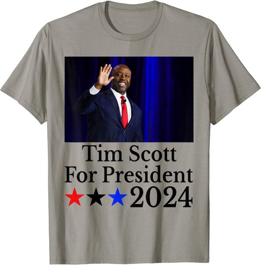 Discover Tim Scott For President 2024 T-Shirt