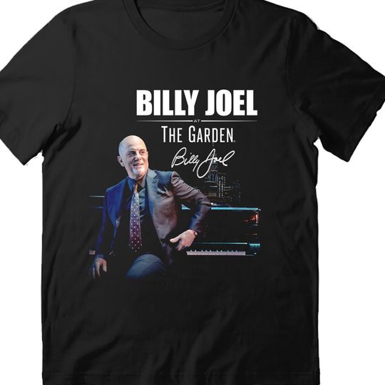 Discover Billy Joel Album  Collection Singer T-Shirt