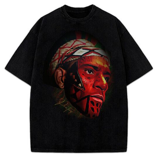 Discover Alex Pereira Poatan Painted Face Portrait Vintage MMA Graphic Design Men T-Shirt