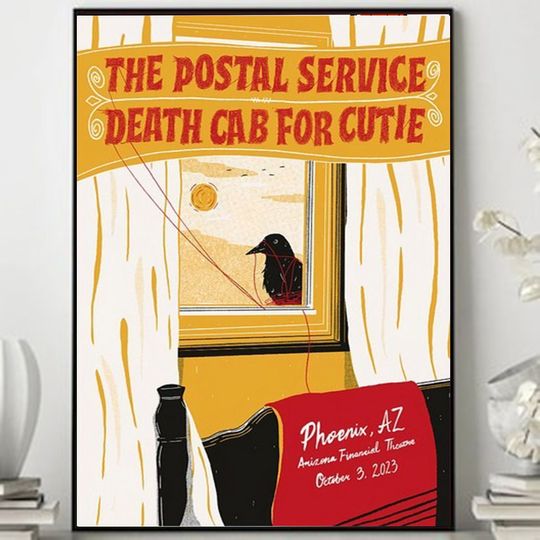 Discover Death Cab for Cutie Arizonna Financial Theatre Phoenix AZ Oct 3, 2023 Poster