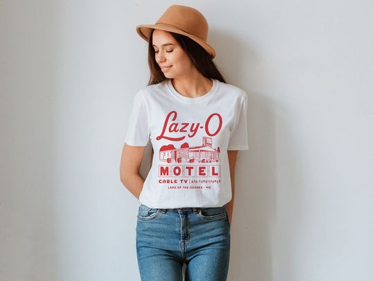 Discover Lazy-O Motel Shirt Ozark Missouri Lake Vintage Unisex T-Shirt