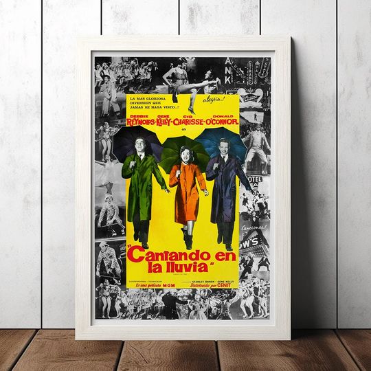 Discover Singin' in the Rain (1952) Classic Movie Poster