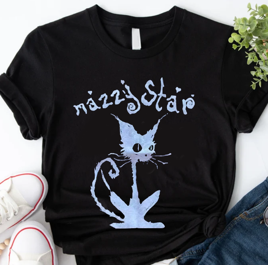 Discover Cat Mazzy Star T-Shirt, Vintage Mazzy Star T-Shirt