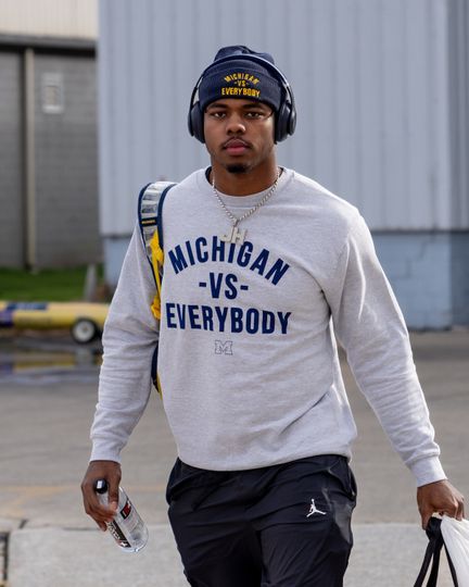 Discover Michigan Vs Everybody Shirt, Wolverines Football Fan Gear, College Team Sweatshirt