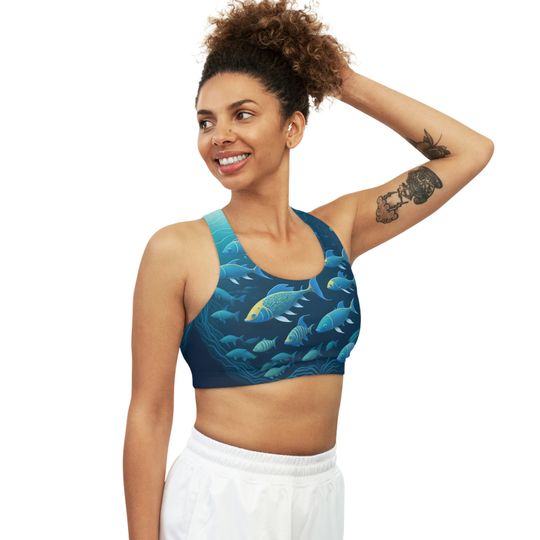 Discover Seamless Sports Bra (Herring School)