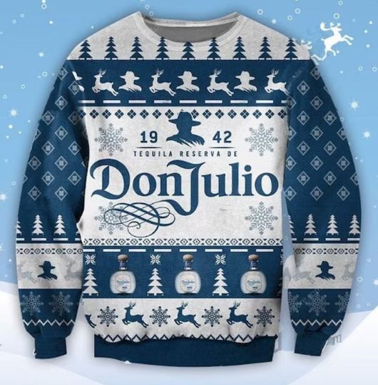 Discover Don Julio Tequila Blue Sweater, Don Julio Tequila Blue Christmas