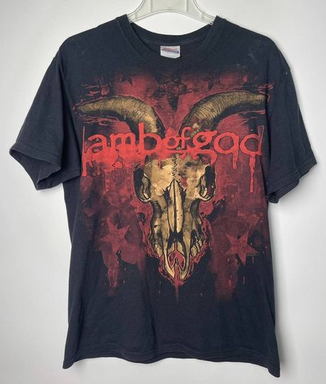 Discover Vinatge Men's Lamb of God 2000's t-shirt Size M