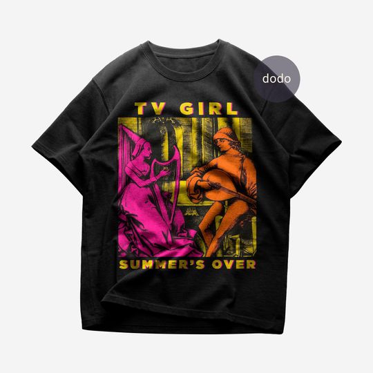 Discover Premium TV Girl T-Shirt - Summer's Over Album T-Shirt