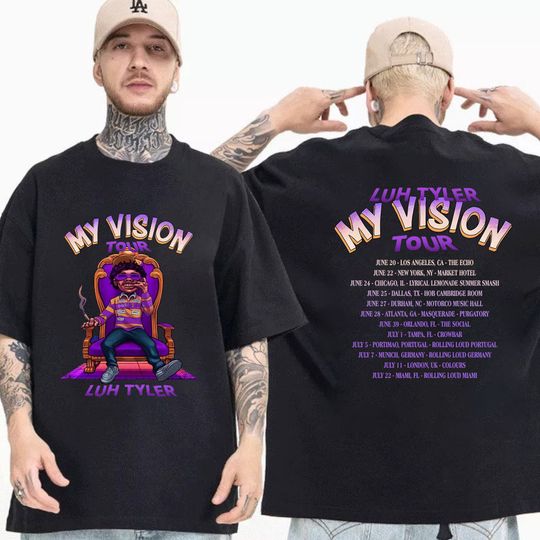 Discover Luh Tyler My Vision Tour 2023 Shirt, Luh Tyler 2023 Concert Shirt