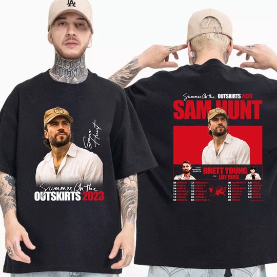 Discover Sam Hunt 2023 Tour Concert Shirt, Sam Hunt Shirt
