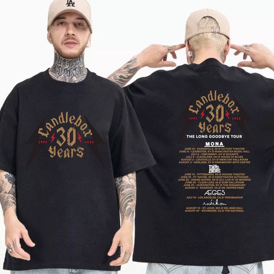 Discover Candlebox The Long Goodbye Tour 2023 Shirt, Candlebox Rock Band 2023 Shirt