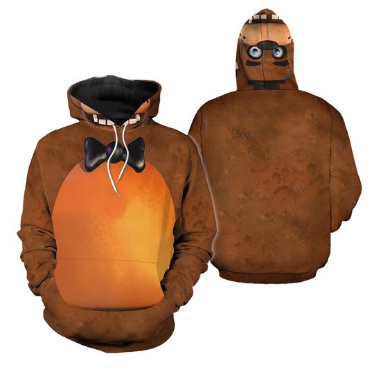Discover Fnaf Freddy Fazbear 3D Hoodie