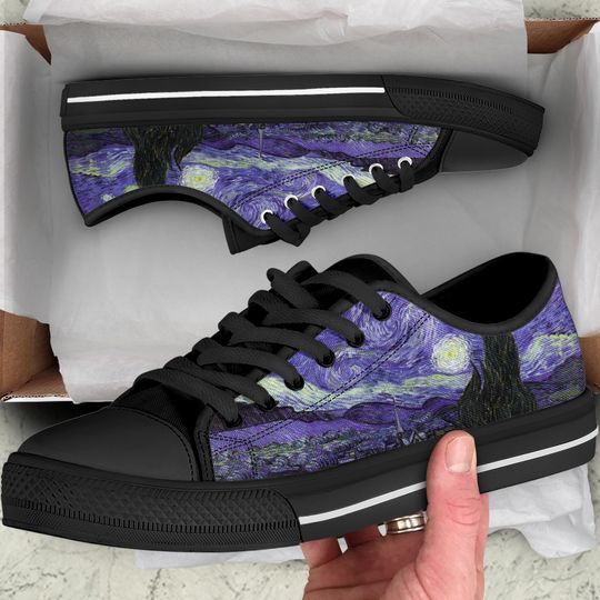 Discover Van Gogh Starry Night Women's Low Top Sneaker