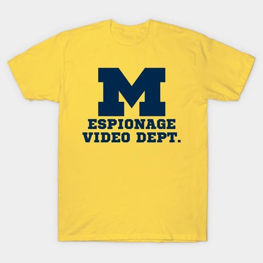 Discover Michigan Video Espionage Dept - Jim Harbaugh - T-Shirt