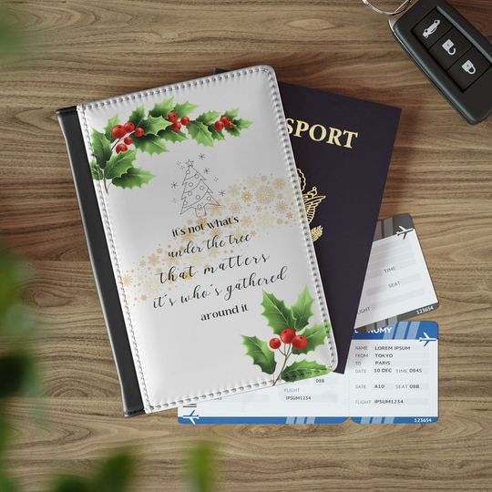 Discover Christmas Tree Passport Cover