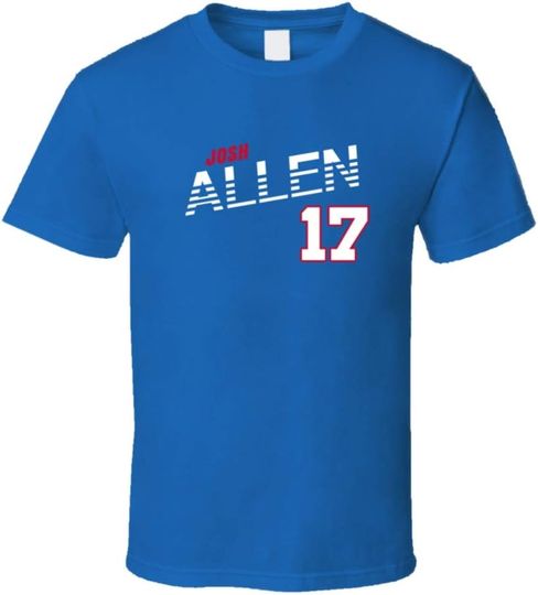 Discover Josh Allen 17 Favorite Player Buffalo Football Fan T Shirt