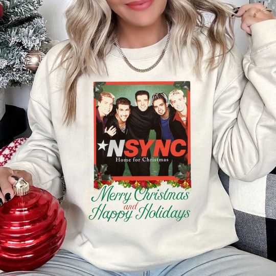 Discover Merry Christmas NSYNC Sweatshirt - Happy Holidays Apparel