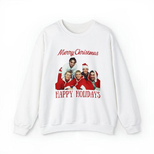 Discover NSYNC Merry Christmas, Happy Holidays Sweatshirt