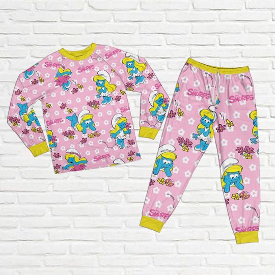 Discover Cute Smurf Pajamas, Holiday Pajamas, Family Pajamas Set