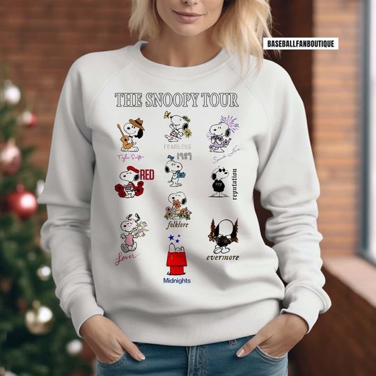 Discover The Snoopy Tour Christmas Sweatshirt