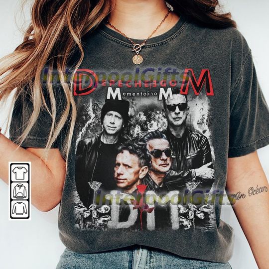 Discover Depeche Mode 2023 Fall Tour 90s Shirt, Bootleg Music Vintage Shirt