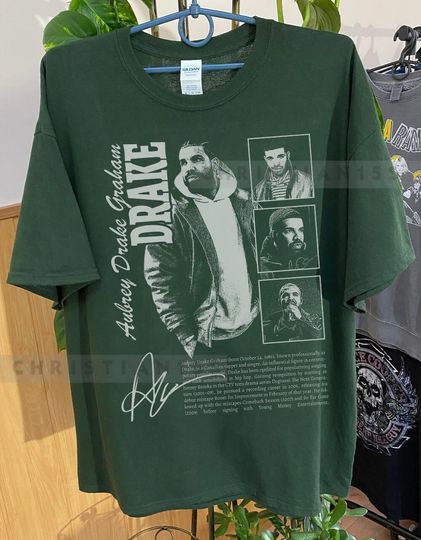 Discover Aubrey Take Care graphic hip hop tshirt,Bootleg Drake Graphic Tee, The It's All A Blur 2023