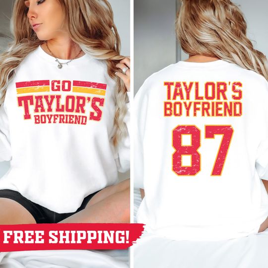 Discover Go Taylors Boyfriend Sweatshirt - , Swift Kelce Sweatshirt, Vintage Swift