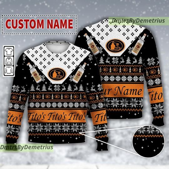 Discover Custom Tito Handmade Ugly Christmas Sweater