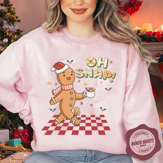 Discover Oh Snap Funny Gingerbreads Sweatshirt, Christmas Nurse