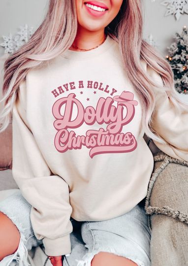 Discover Have A Holly Dolly Christmas Sweater, Holly Dolly Christmas