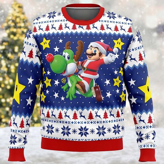 Discover Childhood Games Ugly Christmas Sweater, Xmas Sweatshirt
