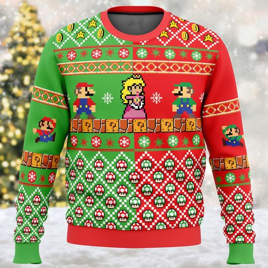 Discover Funny King Game 3D Ugly Christmas Sweater, Xmas Sweatshirt