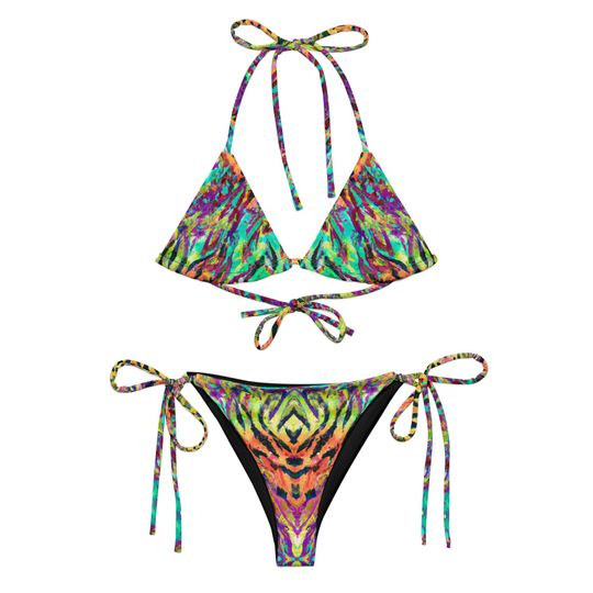 Discover Vibrant Animal Women's Sling Bikini Swimsuits
