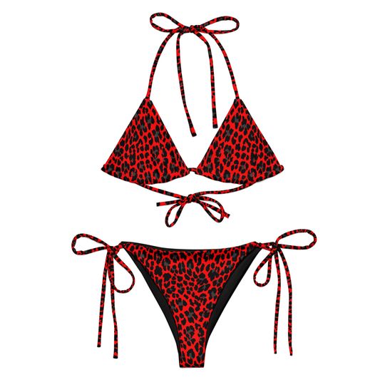 Discover Padded LeopardWomen's Sling Bikini Swimsuits
