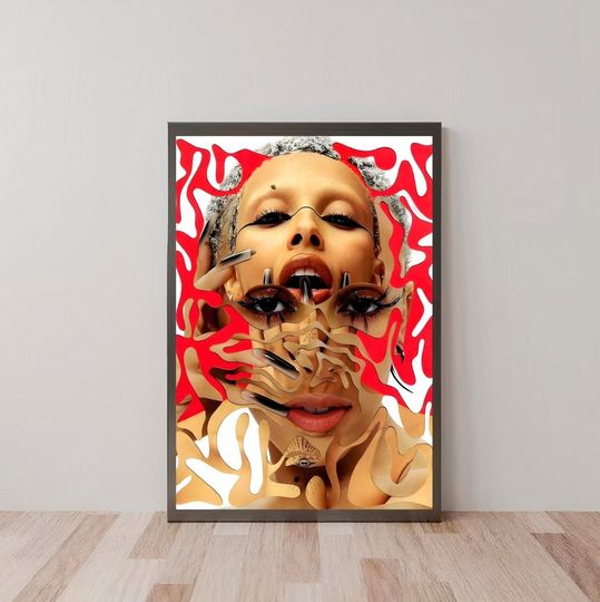 Discover Doja Cat Scarlet Album Poster - Music Wall Art